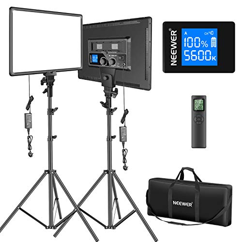 NEEWER LED Video Lighting Kit ...aphy Video Recording Streaming - down 22.73% (£38.65) to £131.39 from £170.04