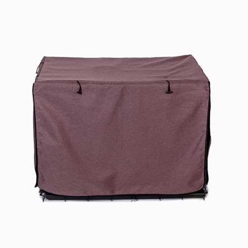 Danish Design Dog Crate Cover ... Roll-Down Doors - Mauve - XXL - down 39.63% (£15.49) to £23.60 from £39.09