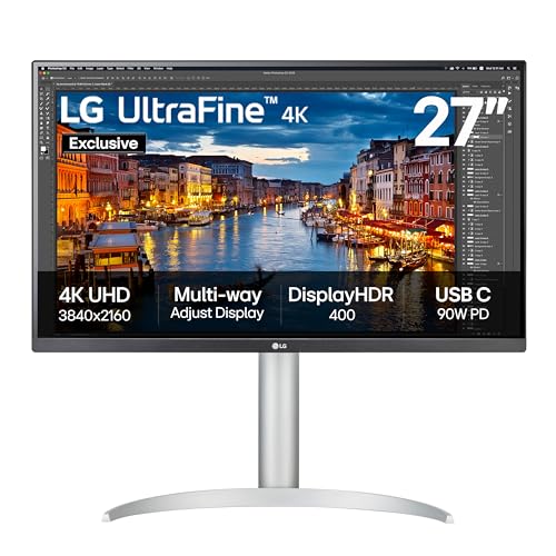 LG UltraFine 27UP85ZK-W Monito...| 27 inch 4K IPS, White/Silver - down 13.64% (£45.00) to £284.99 from £329.99