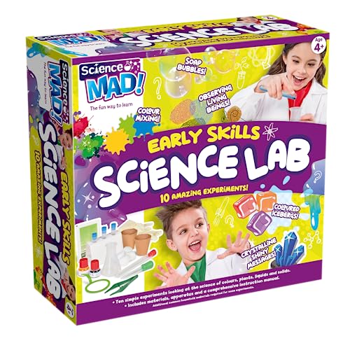 Science Mad Early Skills Lab -...TEM 10x Experiment Set Toy, 4+ - down 30.02% (£5.10) to £11.89 from £16.99