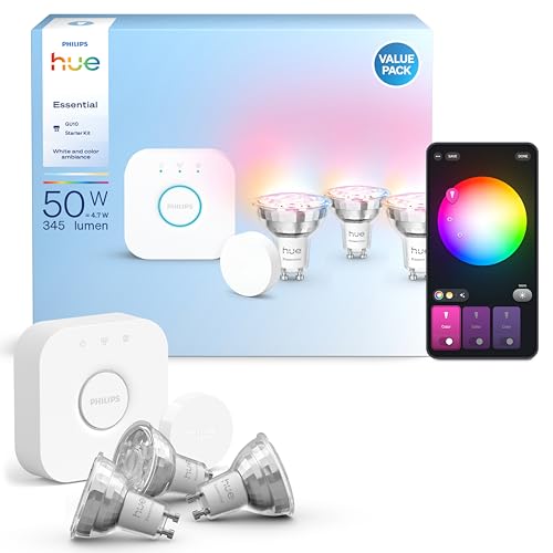 Philips Hue E WCA 345 GU10 3kit SB EU - down 28.12% (£28.51) to £72.86 from £101.37