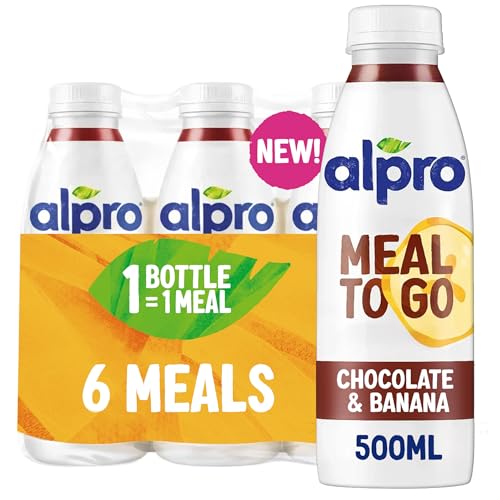 Alpro Meal To Go Chocolate Ban...rink Meal Replacement, 6x500ml - down 29.14% (£6.12) to £14.88 from £21.00
