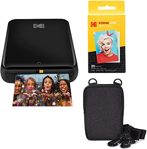 KODAK Step Wireless Mobile Col...hoto Printer (Black) Go Bundle - down 53.20% (£76.16) to £66.99 from £143.15