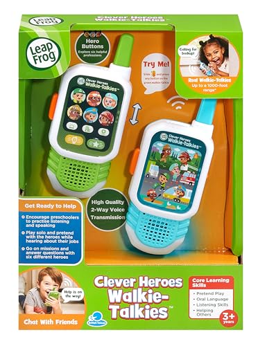 Leapfrog Clever Heroes Walkie-Talkies, English - down 31.54% (£6.87) to £14.91 from £21.78