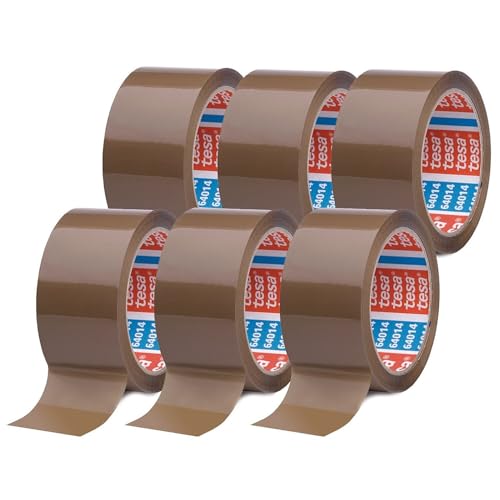 tesapack 64014 Low-Noise Parce...arent, 6 Rolls, Each Roll 66 m - down 9.94% (£0.69) to £6.25 from £6.94