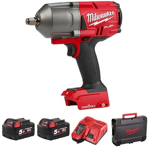 Milwaukee MILWKEE M18ONEFHIWF12-502X ONE Key Wrench 1/2IN - down 21.22% (£87.00) to £322.99 from £409.99