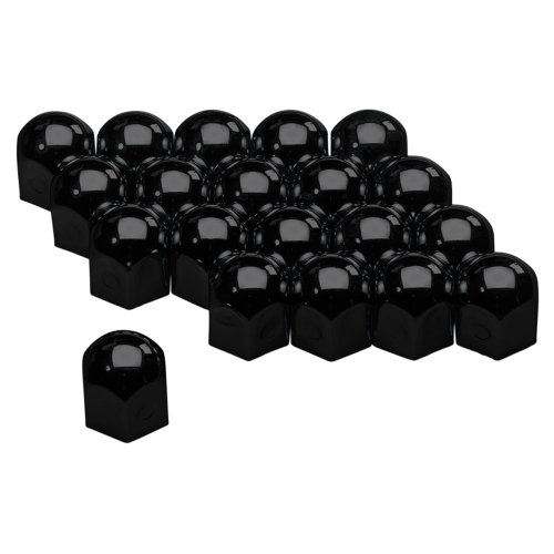 WheelNut Covers Black Steel 17mm/20pcs - down 75.69% (£14.45) to £4.64 from £19.09
