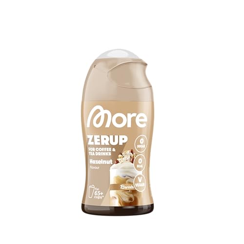 MORE Barista Zerup, Hazelnut, ... zero calories—made in Germany - down 41.74% (£2.50) to £3.49 from £5.99