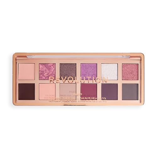 Revolution The Cherry Icon Rich Berry Palette, 12 Shades - down 12.22% (£0.94) to £6.75 from £7.69