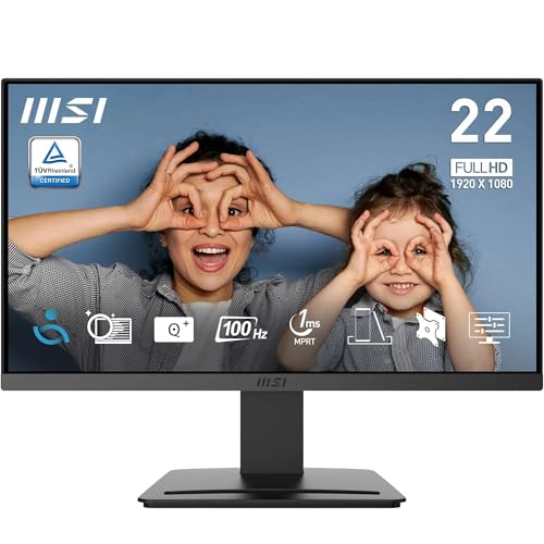 MSI PRO MP223 E2 21.45-Inch Fu... - HDMI 1.4b, DisplayPort 1.2a - down 28.98% (£19.99) to £48.98 from £68.97