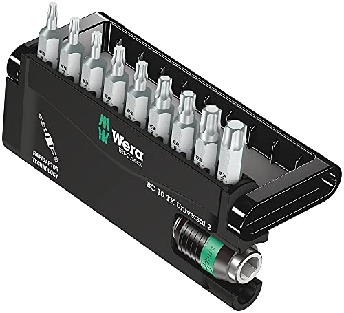 Wera 05057115001 Bit-Check Set...tal Jointing, Torx TX6-40 10pc - down 49.98% (£13.99) to £14.00 from £27.99