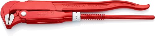 KNIPEX Pipe Wrench 90° Red Powder-Coated 310 mm, 83 10 010 - down 33.00% (£20.37) to £41.35 from £61.72