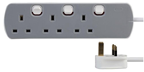 pro elec 3 Socket 5 M Switched Extension Lead - down 53.59% (£5.89) to £5.10 from £10.99