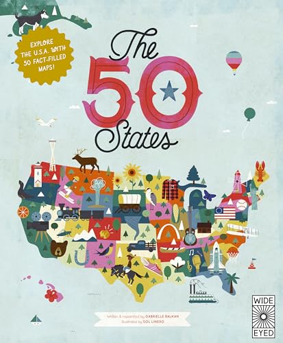 The 50 States: Explore the U.S... fact-filled maps! (Americana) - down 14.98% (£1.67) to £9.48 from £11.15