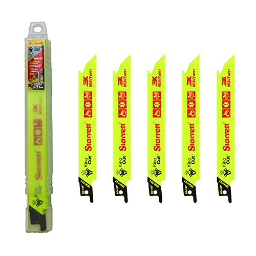 Starrett Bi-Metal King Cut Hea...ade 150mm (6-inch) - Pack of 5 - down 22.35% (£2.00) to £6.95 from £8.95