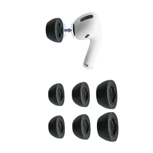 Comply Memory Foam Replacement... Tips, Black (S/M/L) (3 Pairs) - down 9.98% (£2.11) to £19.04 from £21.15