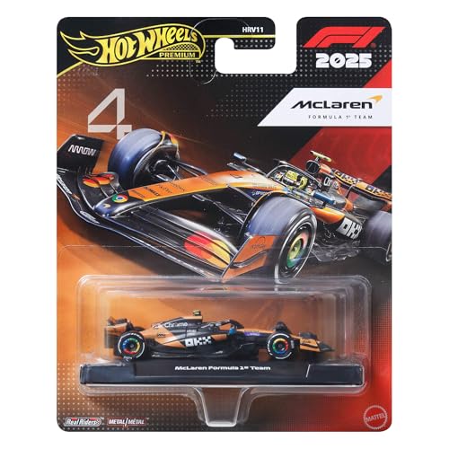 Hot Wheels Premium McLaren Mas...ercard Formula 1 Team Race Car - down 55.33% (£6.07) to £4.90 from £10.97