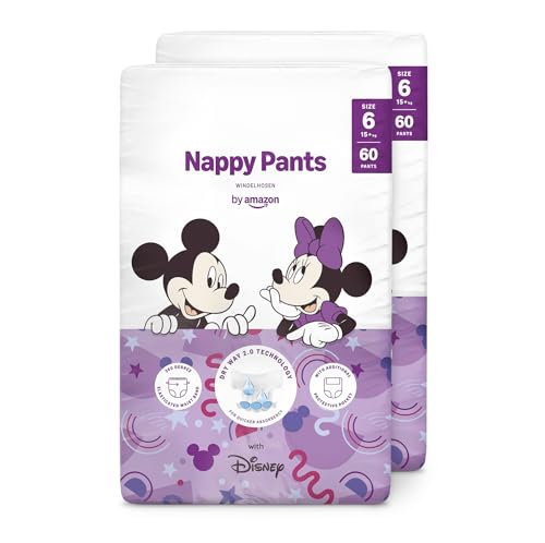 By Amazon Disney - Nappy Pants...g) - 120 count (2 packs of 60) - down 20.69% (£3.11) to £11.92 from £15.03