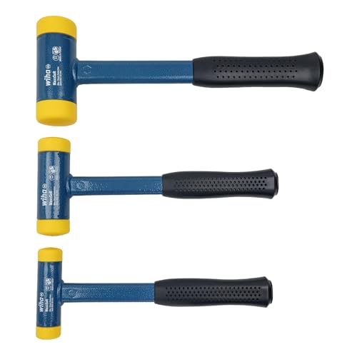 Wiha 80290 Medium Hard Dead Blow Hammer Set, 3-Piece - down 51.28% (£68.91) to £65.48 from £134.39