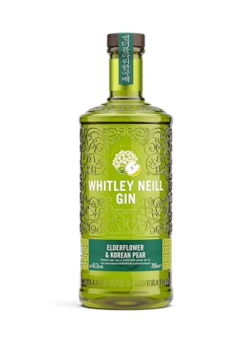 Whitley Neill | Elderflower & Korean Pear | 70cl | 41.3% - down 32.75% (£9.74) to £20.00 from £29.74