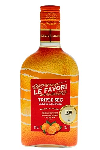 Le Favori - Triple Sec Orange ...Product of France (1 x 0.70 l) - down 21.65% (£4.51) to £16.32 from £20.83