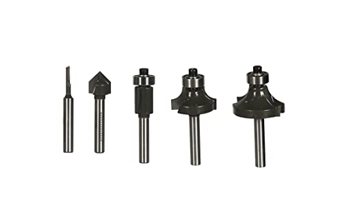 RYOBI RAKRBS5 Router Cutters, 5 Piece, 6 mm - down 40.01% (£12.40) to £18.59 from £30.99