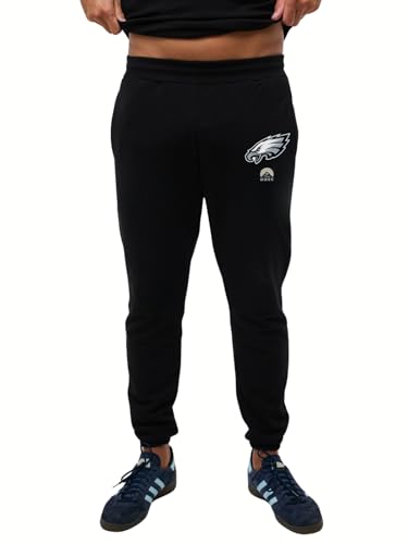 OOSC Mens Philadelphia Eagles Sweatpants, Black, L EU - down 56.59% (£29.27) to £22.45 from £51.72