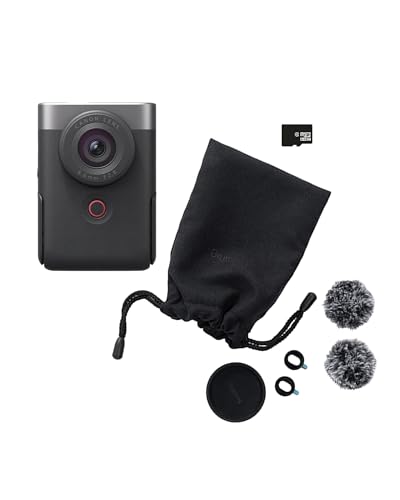 Canon PowerShot V10 Vlogging S...n Multi-position Stand, Silver - down 47.95% (£210.99) to £229.00 from £439.99