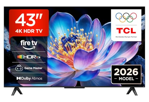 TCL 43V6D-UK 43 Inch 4K HDR, F...s & Ask Alexa (2026 New Model) - down 11.58% (£30.00) to £229.00 from £259.00