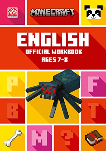Minecraft English Ages 7-8: Of...Workbook (Minecraft Education) - down 21.10% (£1.00) to £3.74 from £4.74