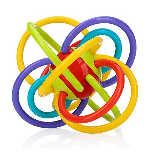 Nuby Lots a Loops Teething Rin...Teether Toy for Sore Gums, 3M+ - down 38.58% (£2.50) to £3.98 from £6.48