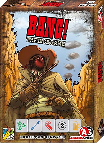 Abacus Spiele 36132 – Bang!The Dice Game - down 18.85% (£2.79) to £12.01 from £14.80