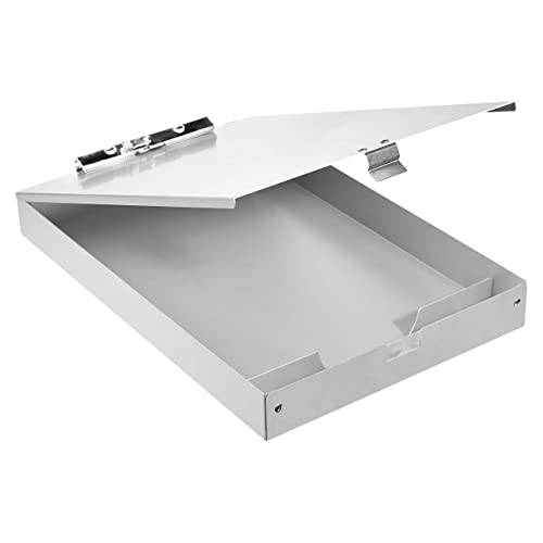 Amazon Basics Aluminum Storage...d Clip, 35.6 x 22.8 cm, Silver - down 37.67% (£7.68) to £12.71 from £20.39
