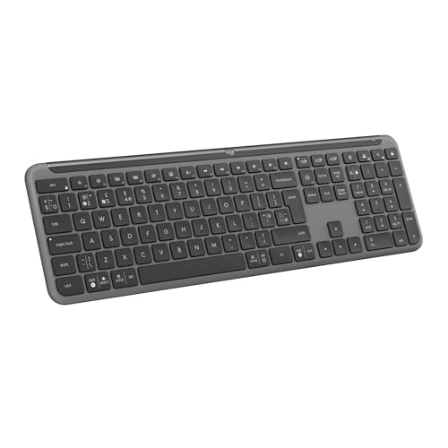 Logitech Signature Slim K950 W...me, QWERTY UK Layout, Graphite - down 22.06% (£15.00) to £52.99 from £67.99