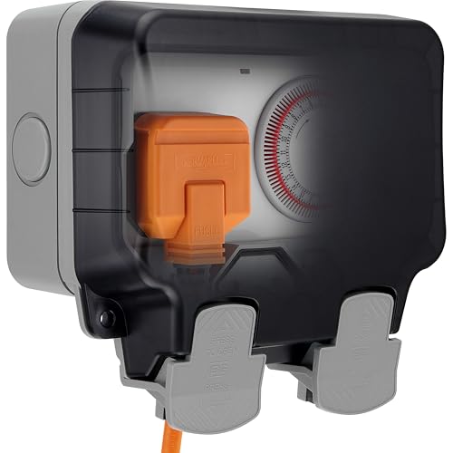 BG Electrical Weatherproof Tim...Garden & Outdoor Use, WP23TM24 - down 14.69% (£3.32) to £19.28 from £22.60