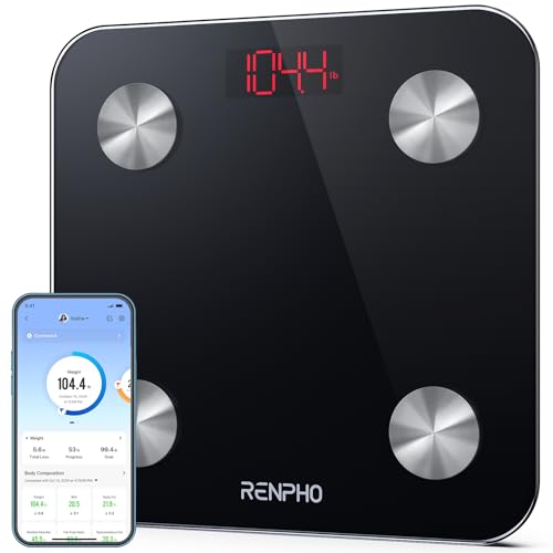 RENPHO Weighing Scales for Bod...tteries Included, Elis 1 260CM - down 23.86% (£4.77) to £15.22 from £19.99