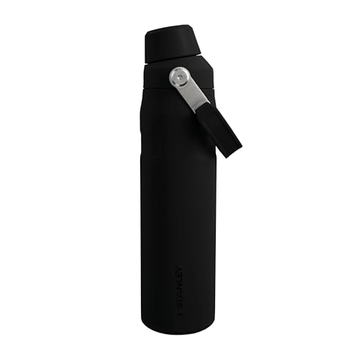 STANLEY 1913 Iceflow Fast Flow...nsulated Water Bottles - Black - down 40.00% (£16.00) to £24.00 from £40.00