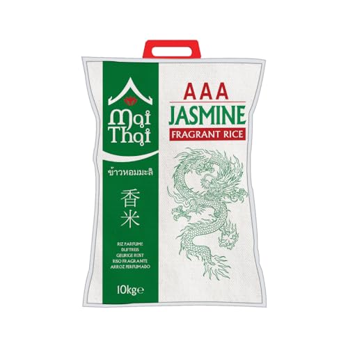 Mai Thai AAA Jasmine Rice 10 KG - down 26.61% (£4.35) to £12.00 from £16.35