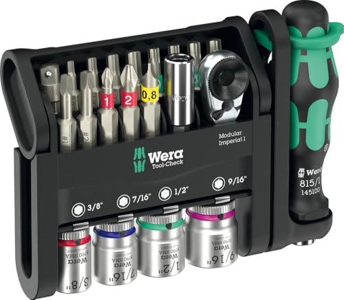 Wera Tool-Check Modular Imperial 1, 21PC - 05049001001 - down 28.22% (£19.71) to £50.13 from £69.84