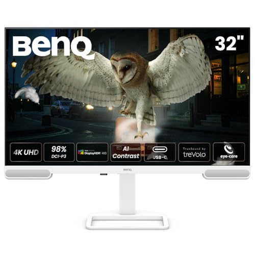 BenQ EW3290U 32” 4K 3840x2160 ...esign, and Eye-Care Technology - down 6.76% (£29.00) to £399.95 from £428.95