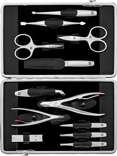 ZWILLING Manicure Set (12 piec...er frame case), Premium, Black - down 10.00% (£34.69) to £312.26 from £346.95