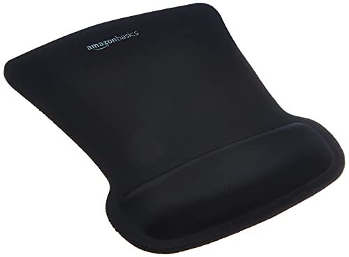 Amazon Basics Irregular Gel Mo... Wrist Rest, 20 x 25 cm, Black - down 25.30% (£1.06) to £3.13 from £4.19