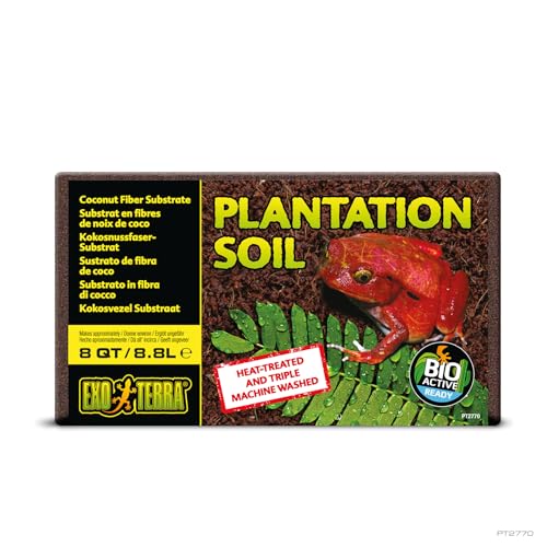 Exo Terra Plantation Soil, Coc...errarium Substrate Brick, 8.8L - down 16.21% (£0.59) to £3.05 from £3.64