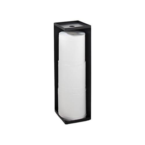 Yamazaki TOWER TOILET PAPER HOLDER BK, Black, one size, 7851 - down 38.09% (£10.27) to £16.69 from £26.96
