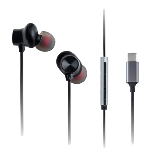 Panasonic RP-TCM225DEK USB-C E...mizable Fit, 1.2m Cable, Black - down 21.27% (£2.55) to £9.44 from £11.99