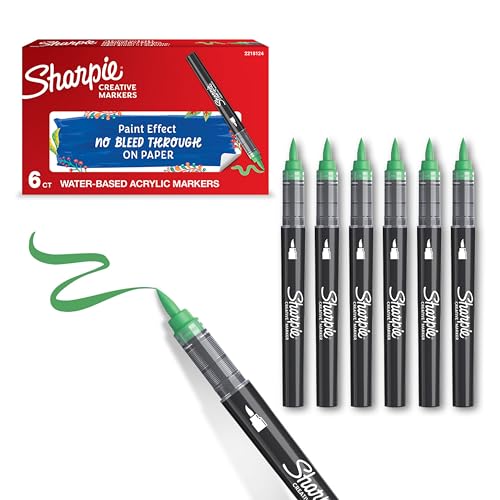 Sharpie Creative Marker Acryli...fting & Art Supplies | 6 Count - down 25.06% (£2.14) to £6.40 from £8.54