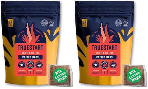 TrueStart Coffee Bags, Super B..., Resealable Pouch (Pack of 2) - down 16.67% (£3.00) to £15.00 from £18.00