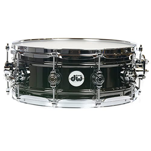 DW Design Black Brass Snare 14"x5,5" - Snare Drum - down 12.60% (£54.81) to £380.19 from £435.00