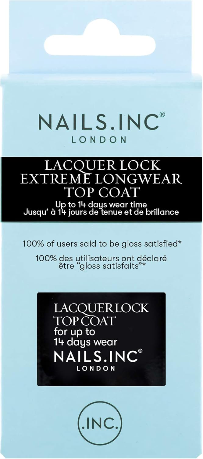 Nails Inc Lacquer Lock Top Coat - down 47.92% (£6.90) to £7.50 from £14.40