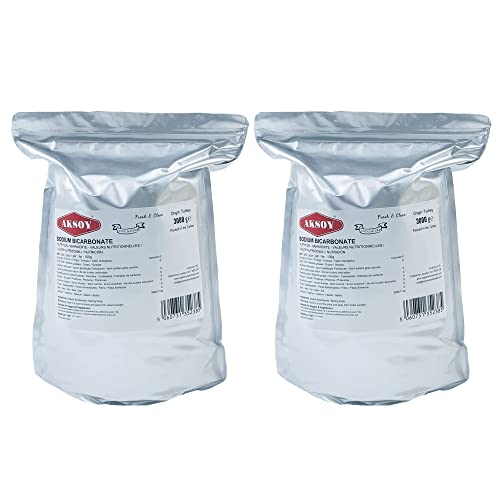 Aksoy Baking Soda 6KG Pure Sod...Cleaning, & More! (2x3Kg Bags) - down 20.17% (£2.57) to £10.17 from £12.74